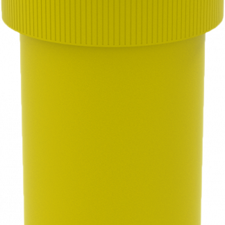 Opaque Yellow Reversible Cap Vial 20 Dram (240 Units/Box)